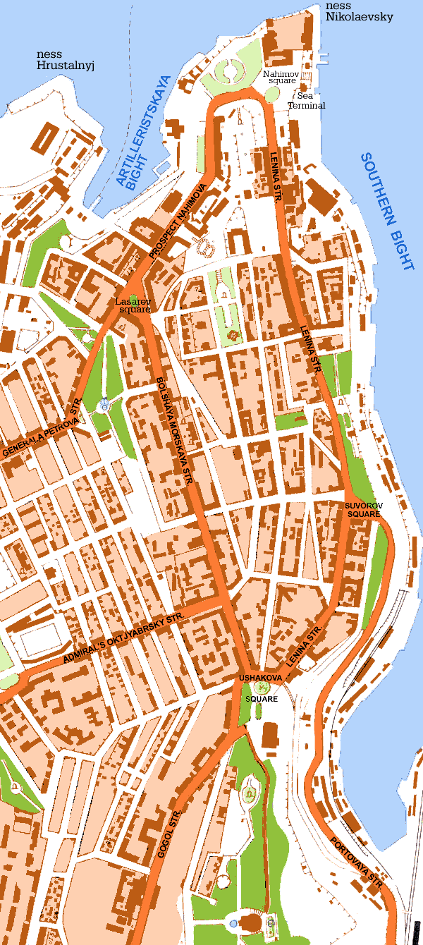 Map of Sevastopol